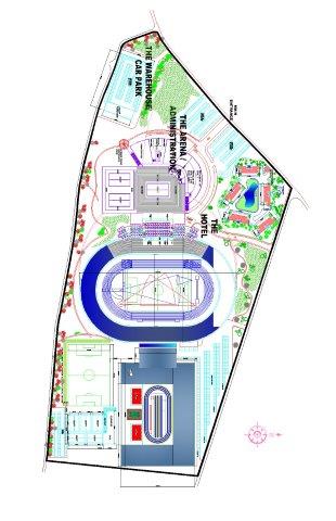 Site plan and land survey drawing